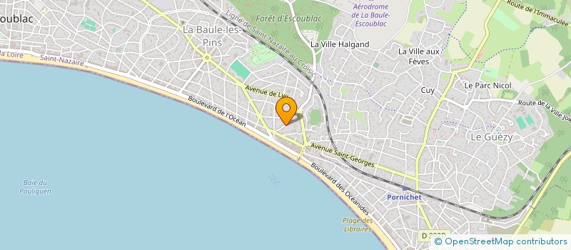 localisation de l'entreprise MONSIEUR FRANCOIS CASSOU  LA BAULE-ESCOUBLAC