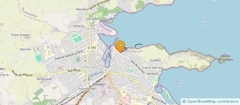 localisation de l'entreprise MONSIEUR FRANCOIS CASTEL  PAIMPOL