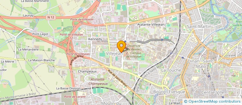 localisation de l'entreprise MONSIEUR FRANCOIS CASTEL  RENNES