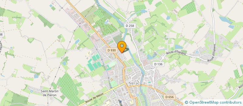 localisation de l'entreprise MONSIEUR FRANCOIS CASTEX  NERAC
