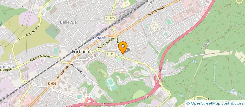 localisation de l'entreprise MONSIEUR FRANCOIS CATALDO à FORBACH