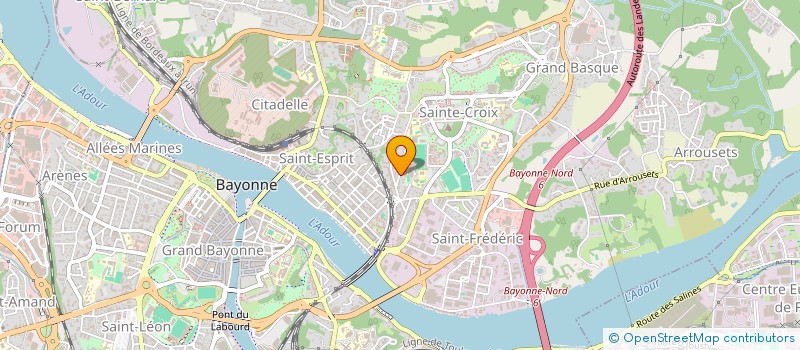 localisation de l'entreprise MONSIEUR FRANCOIS CATESSON à BAYONNE