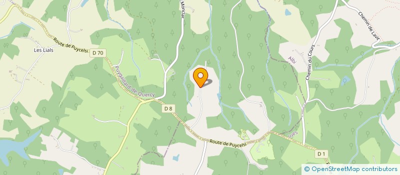 localisation de l'entreprise MONSIEUR FRANCOIS CATHALO  PUYGAILLARD-DE-QUERCY