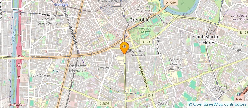 localisation de l'entreprise MONSIEUR FRANCOIS CAU à GRENOBLE