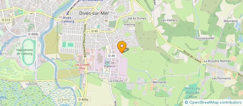 localisation de l'entreprise MONSIEUR FRANCOIS CAVIGLIOLI  DIVES-SUR-MER