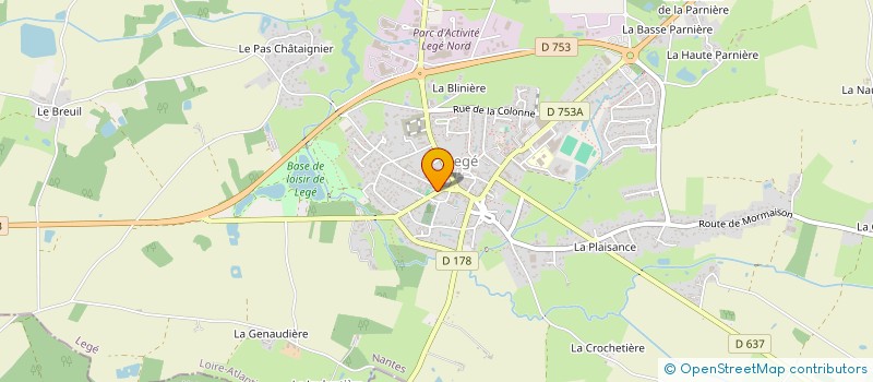 localisation de l'entreprise MONSIEUR FRANCOIS CAVOLLEAU  LEGE