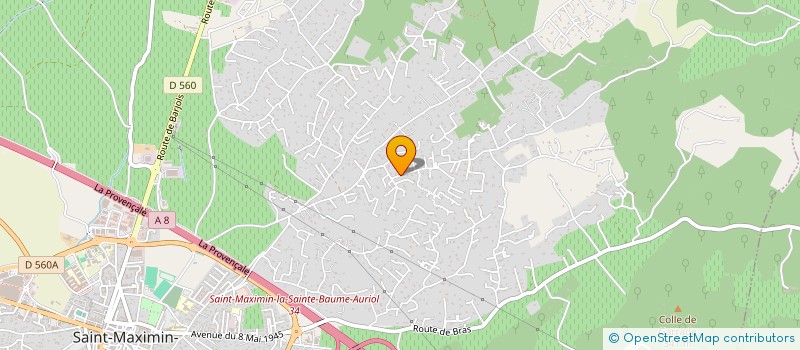 localisation de l'entreprise MONSIEUR FRANCOIS CECORA à SAINT-MAXIMIN-LA-SAINTE-BAUME