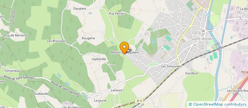 localisation de l'entreprise MONSIEUR FRANCOIS CECUTTI à SAINT-ASTIER