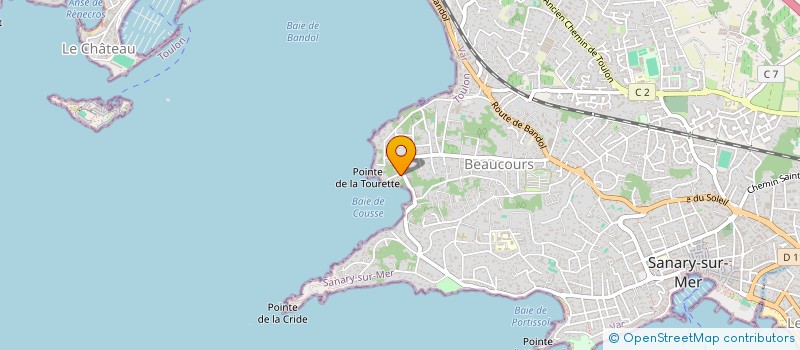 localisation de l'entreprise MONSIEUR FRANCOIS CEI  SANARY-SUR-MER