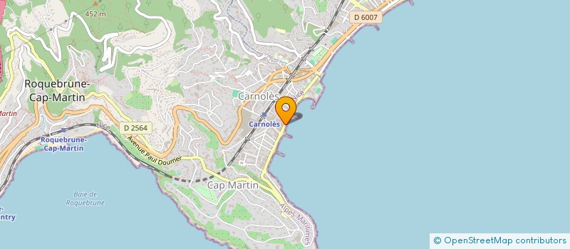 localisation de l'entreprise MONSIEUR FRANCOIS CELLIER à ROQUEBRUNE-CAP-MARTIN