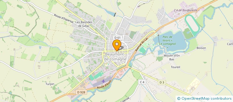 localisation de l'entreprise MONSIEUR FRANCOIS CHABARDES  BEAUMONT-DE-LOMAGNE