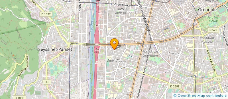 localisation de l'entreprise MONSIEUR FRANCOIS CHABOUD à GRENOBLE