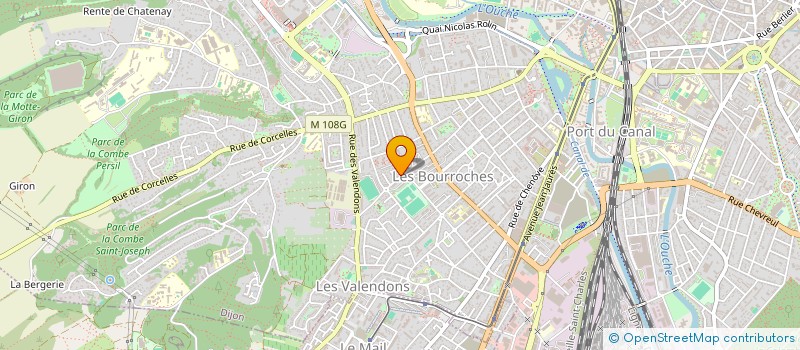 localisation de l'entreprise MONSIEUR FRANCOIS CHALINE à DIJON