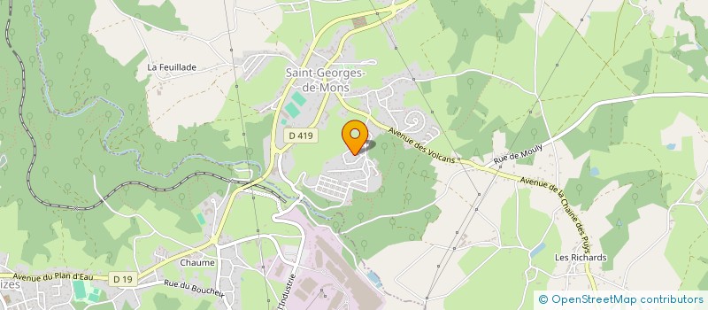 localisation de l'entreprise MONSIEUR FRANCOIS CHAMBON  SAINT-GEORGES-DE-MONS