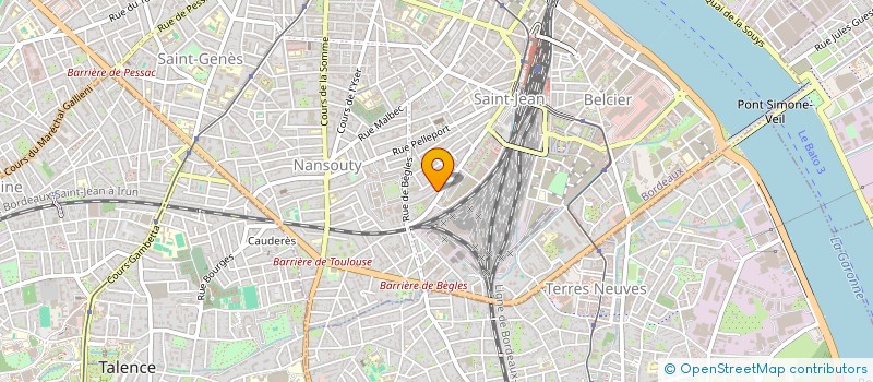 localisation de l'entreprise MONSIEUR FRANCOIS CHAMBON  BORDEAUX