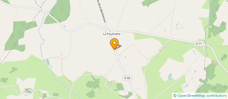 localisation de l'entreprise MONSIEUR FRANCOIS CHAMBORD  LA BERTHENOUX