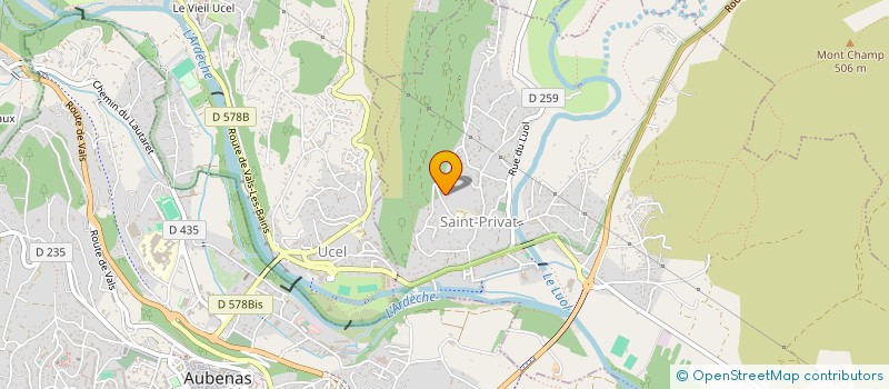 localisation de l'entreprise MONSIEUR FRANCOIS CHAMOUX  VESSEAUX