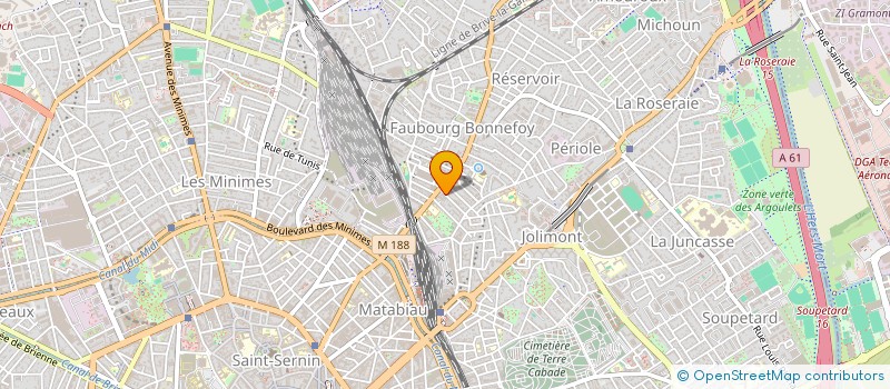 localisation de l'entreprise MONSIEUR FRANCOIS CHAMPETIER DE RIBES à TOULOUSE