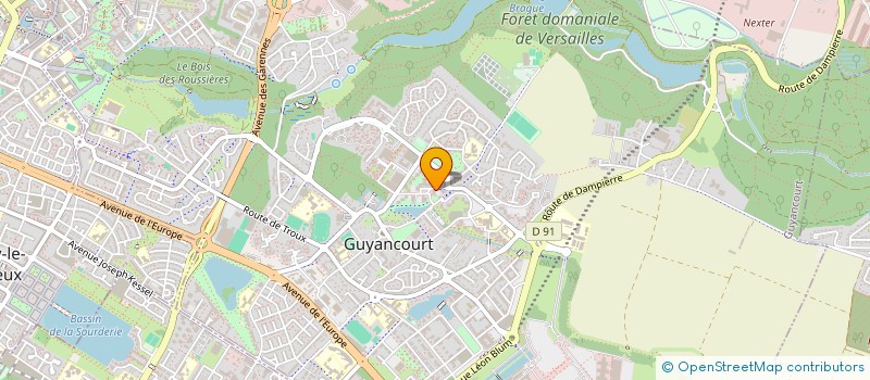 localisation de l'entreprise MONSIEUR FRANCOIS CHANCEREL  GUYANCOURT