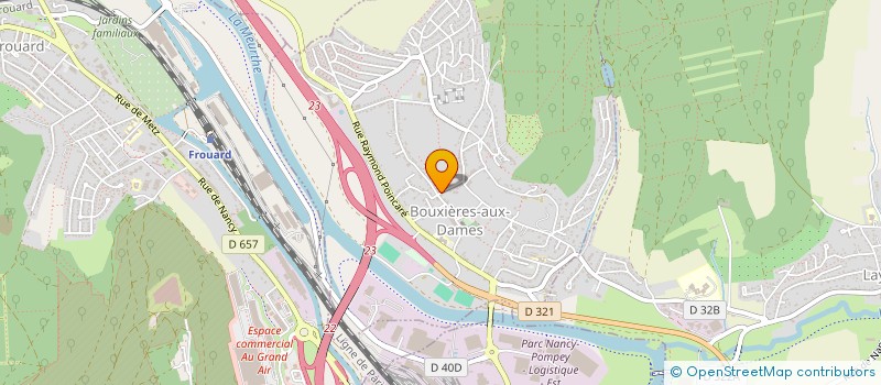 localisation de l'entreprise MONSIEUR FRANCOIS CHANTEFOIN  BOUXIERES-AUX-DAMES