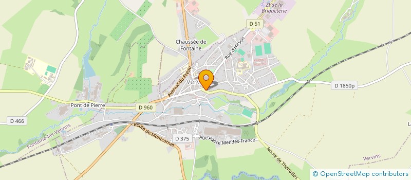 localisation de l'entreprise MONSIEUR FRANCOIS CHAPELET à VERVINS