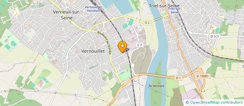 localisation de l'entreprise MONSIEUR FRANCOIS CHAPLIN à VERNOUILLET