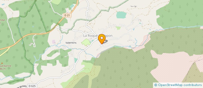 localisation de l'entreprise MONSIEUR FRANCOIS CHAPON à LA ROQUE-ESCLAPON