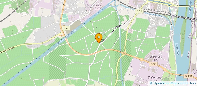 localisation de l'entreprise MONSIEUR FRANCOIS CHAPUIS  BEAUCAIRE