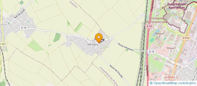 localisation de l'entreprise MONSIEUR FRANCOIS CHAPUT  CHASSENEUIL-DU-POITOU