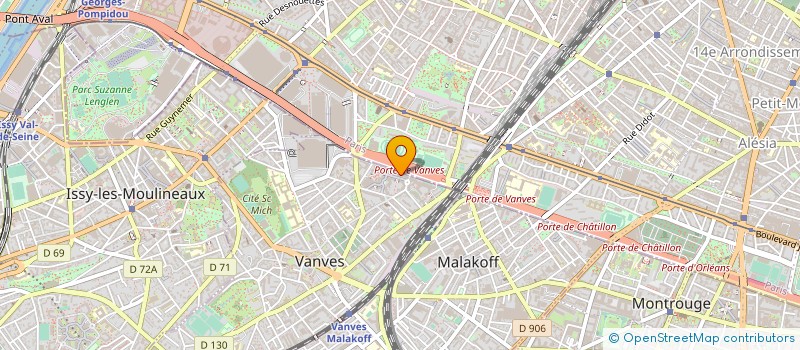 localisation de l'entreprise MONSIEUR FRANCOIS CHARFE  VANVES