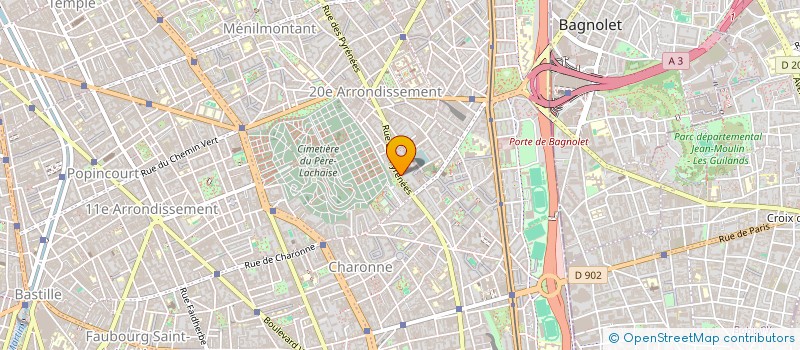 localisation de l'entreprise MONSIEUR FRANCOIS CHARLES  PARIS