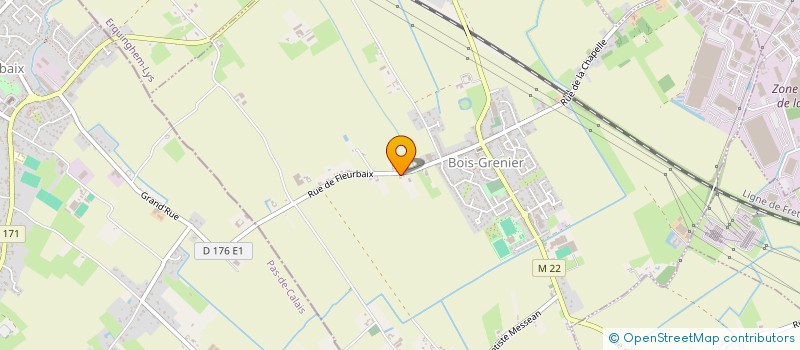 localisation de l'entreprise MONSIEUR FRANCOIS CHARLET  BOIS-GRENIER