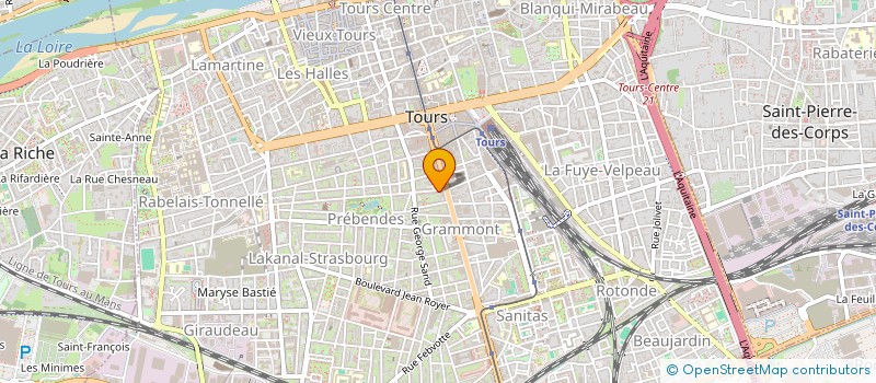 localisation de l'entreprise MONSIEUR FRANCOIS CHARNIER  TOURS