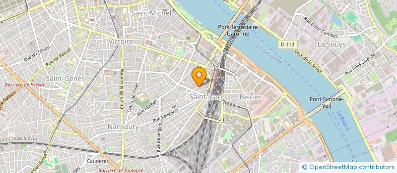 localisation de l'entreprise MONSIEUR FRANCOIS CHARPENTIER  BORDEAUX