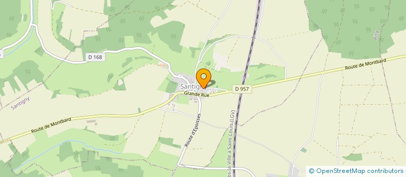 localisation de l'entreprise MONSIEUR FRANCOIS CHARPIGNON  SANTIGNY