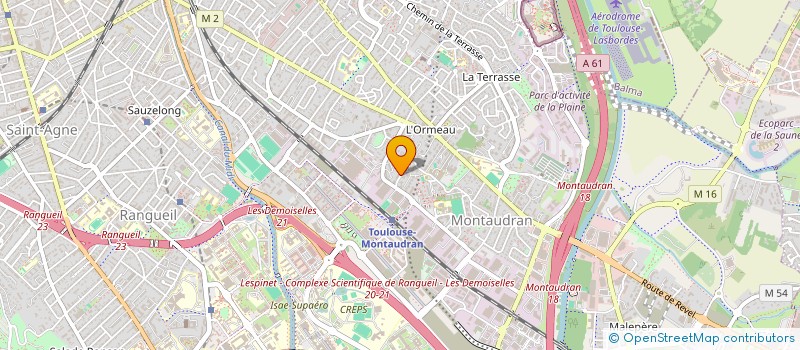 localisation de l'entreprise MONSIEUR FRANCOIS CHARRAT  TOULOUSE