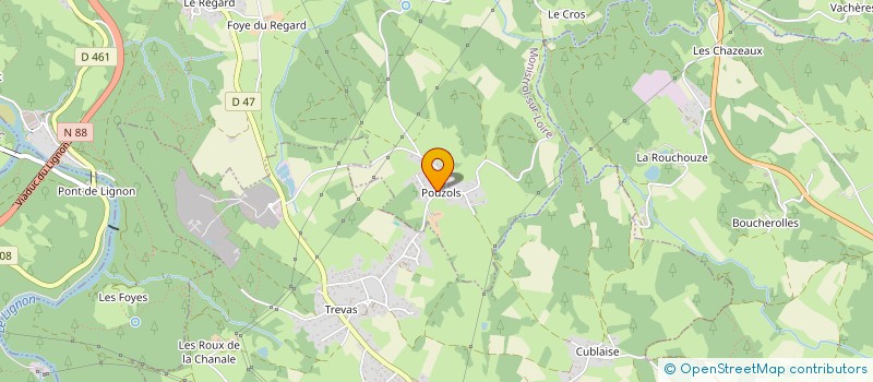 localisation de l'entreprise MONSIEUR FRANCOIS CHARRET  MONISTROL-SUR-LOIRE