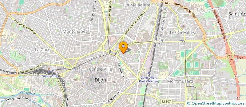 localisation de l'entreprise MONSIEUR FRANCOIS CHARRIERE à DIJON