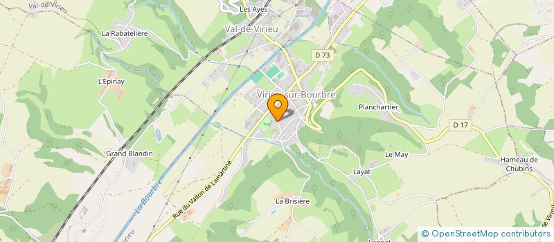 localisation de l'entreprise MONSIEUR FRANCOIS CHARVET  VAL-DE-VIRIEU