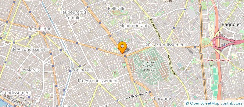 localisation de l'entreprise MONSIEUR FRANCOIS CHARVIN  PARIS