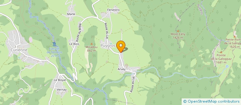 localisation de l'entreprise MONSIEUR FRANCOIS CHATELAIN  PUYGROS