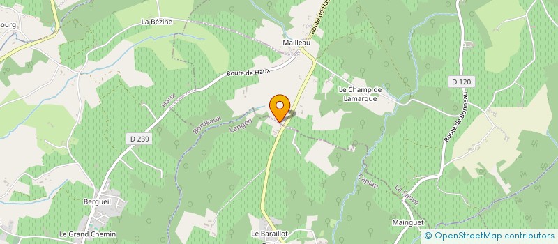 localisation de l'entreprise MONSIEUR FRANCOIS CHATRIX  CAPIAN