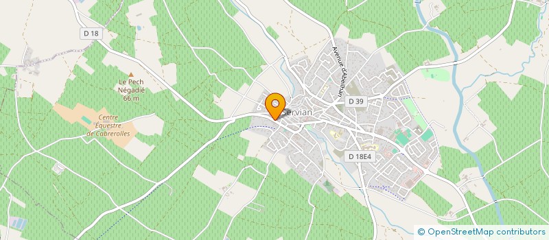 localisation de l'entreprise MONSIEUR FRANCOIS CHAUDIERE  SERVIAN