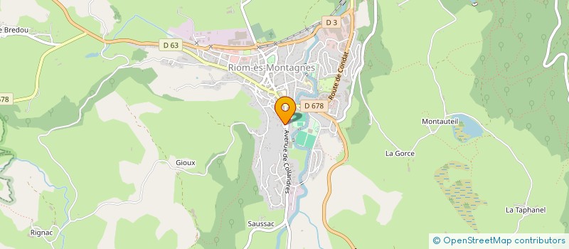 localisation de l'entreprise MONSIEUR FRANCOIS CHAUMEIL à RIOM-ES-MONTAGNES