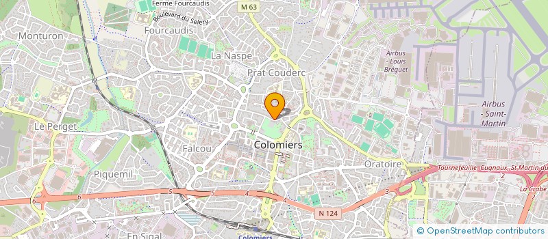 localisation de l'entreprise MONSIEUR FRANCOIS CHAUMETON à COLOMIERS