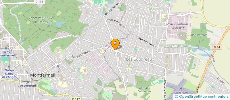 localisation de l'entreprise MONSIEUR FRANCOIS CHAUVEAU  CHELLES