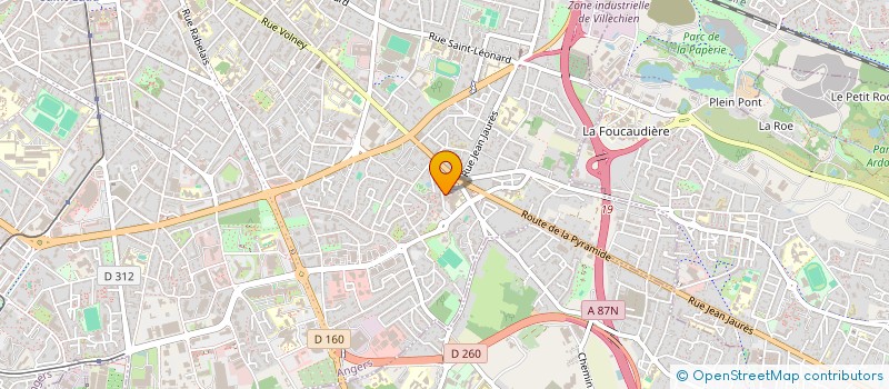 localisation de l'entreprise MONSIEUR FRANCOIS CHAVAGNAT à ANGERS
