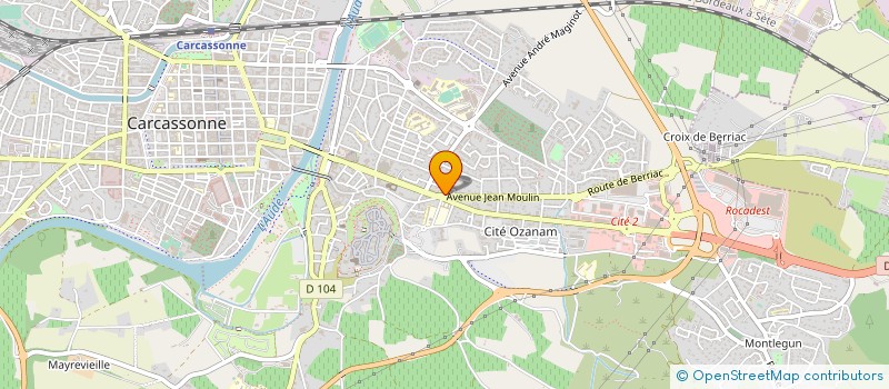 localisation de l'entreprise MONSIEUR FRANCOIS CHAVANETTE  CARCASSONNE