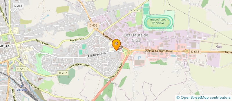 localisation de l'entreprise MONSIEUR FRANCOIS CHAVATTE  LISIEUX