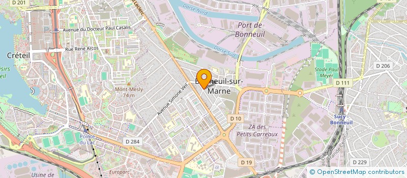 localisation de l'entreprise MONSIEUR FRANCOIS CHAVEL  BONNEUIL-SUR-MARNE